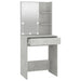 Masă de toaletă cu LED, gri beton, 60x40x140 cm - WALTI WALTI