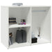 Dulap de dressing, alb, 80x40x65 cm, lemn compozit - WALTI WALTI