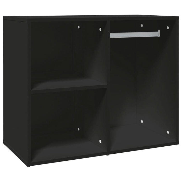 Dulap de dressing, negru, 80x40x65 cm, lemn compozit - WALTI WALTI