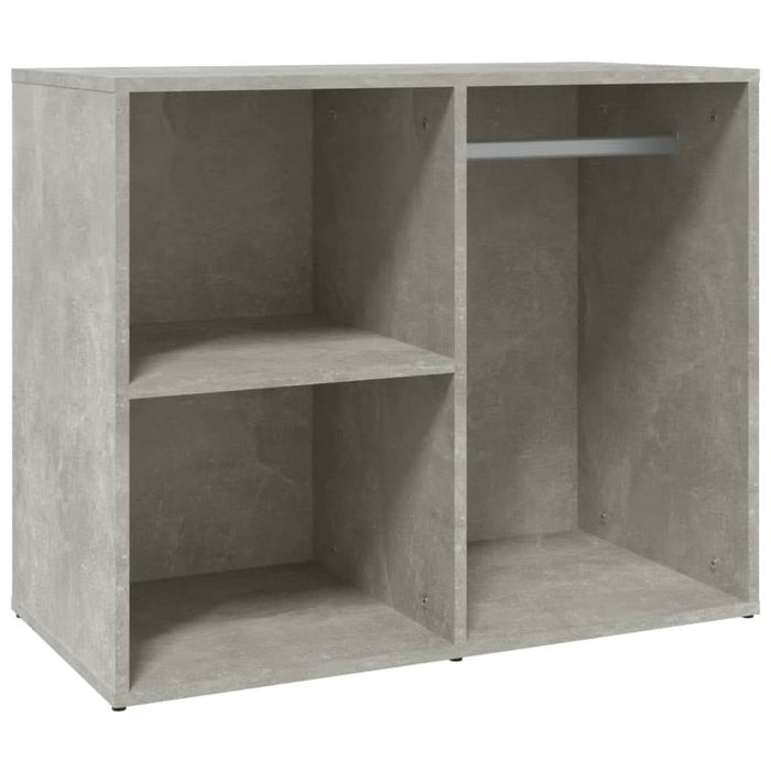 Dulap de dressing, gri beton, 80x40x65 cm, lemn compozit - WALTI WALTI