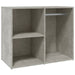 Dulap de dressing, gri beton, 80x40x65 cm, lemn compozit - WALTI WALTI