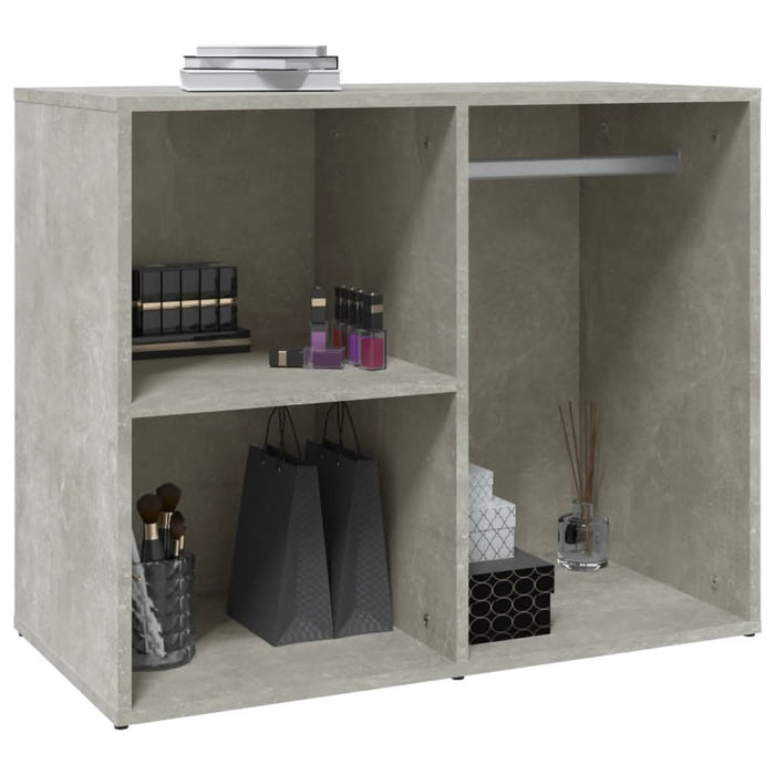 Dulap de dressing, gri beton, 80x40x65 cm, lemn compozit - WALTI WALTI