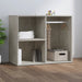 Dulap de dressing, gri beton, 80x40x65 cm, lemn compozit - WALTI WALTI