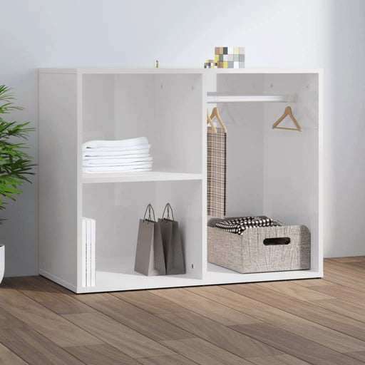 Dulap de dressing, alb extralucios, 80x40x65 cm, lemn compozit - WALTI WALTI