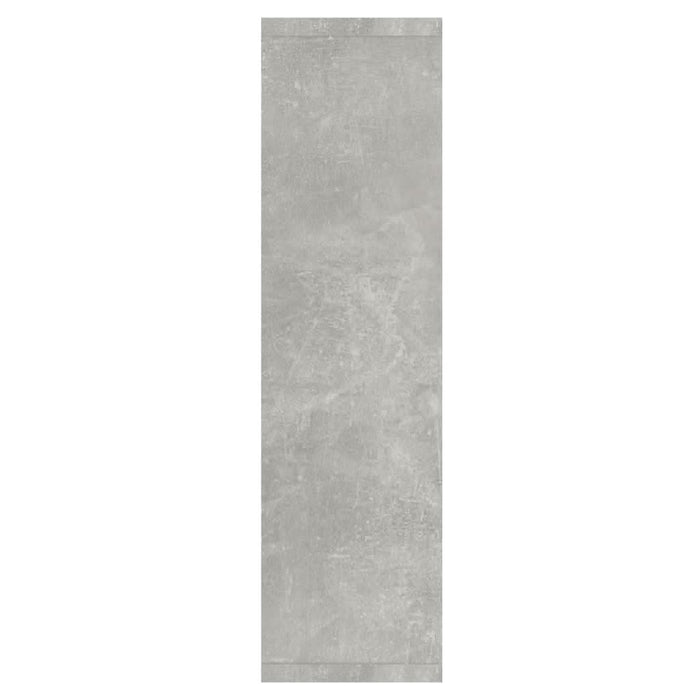 Dulap cu oglindă și LED, gri beton, 76x15x55 cm - WALTI WALTI