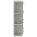 Dulap cu oglindă și LED, gri beton, 70x16,5x60 cm - WALTI WALTI