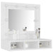 Dulap cu oglindă și LED, alb, 60x31,5x62 cm - WALTI WALTI