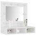 Dulap cu oglindă și LED, alb, 60x31,5x62 cm - WALTI WALTI