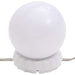 Dulap cu oglindă și LED, gri beton, 60x31,5x62 cm - WALTI WALTI