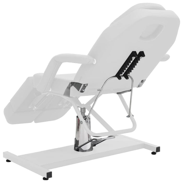 Scaun tratament înfrumusețare, alb, 180x62x78 cm, piele eco - WALTI WALTI
