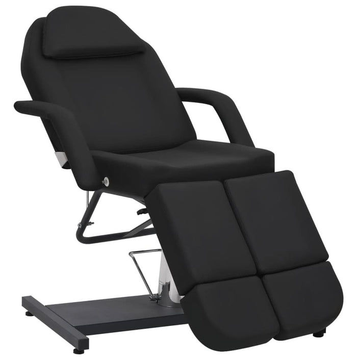 Scaun tratament înfrumusețare, negru, 180x62x78 cm, piele eco - WALTI WALTI