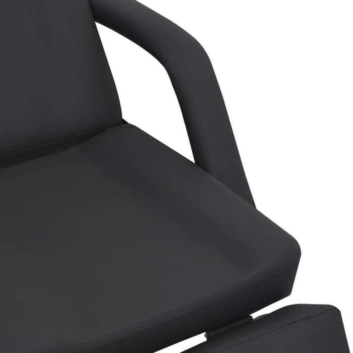 Scaun tratament înfrumusețare, negru, 180x62x78 cm, piele eco - WALTI WALTI