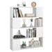 Bibliotecă/Separator cameră, alb, 100x24x124 cm - WALTI WALTI
