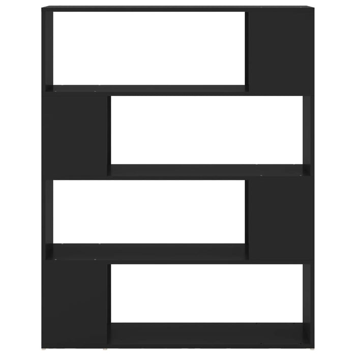 Bibliotecă/Separator cameră, negru, 100x24x124 cm - WALTI WALTI