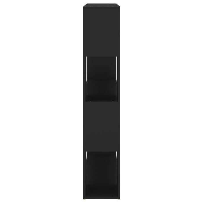 Bibliotecă/Separator cameră, negru, 100x24x124 cm - WALTI WALTI