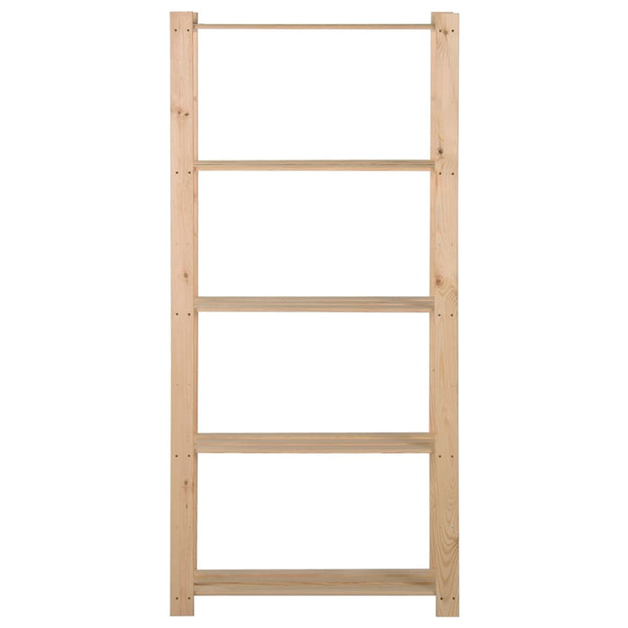 Raft depozitare 5 niveluri, 80x28,5x170 cm, lemn masiv de pin - WALTI WALTI