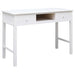 Birou, alb, 108x45x76 cm, lemn masiv de paulownia - WALTI WALTI