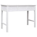 Birou, alb, 108x45x76 cm, lemn masiv de paulownia - WALTI WALTI