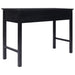 Birou, negru, 108x45x76 cm, lemn masiv de paulownia - WALTI WALTI