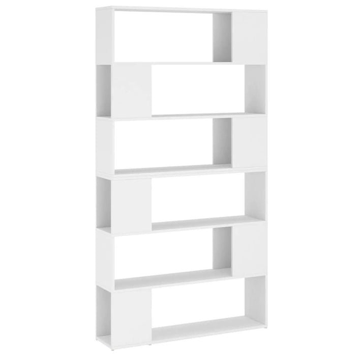 Bibliotecă/Separator cameră, alb, 100x24x188 cm - WALTI WALTI