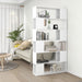 Bibliotecă/Separator cameră, alb, 100x24x188 cm - WALTI WALTI