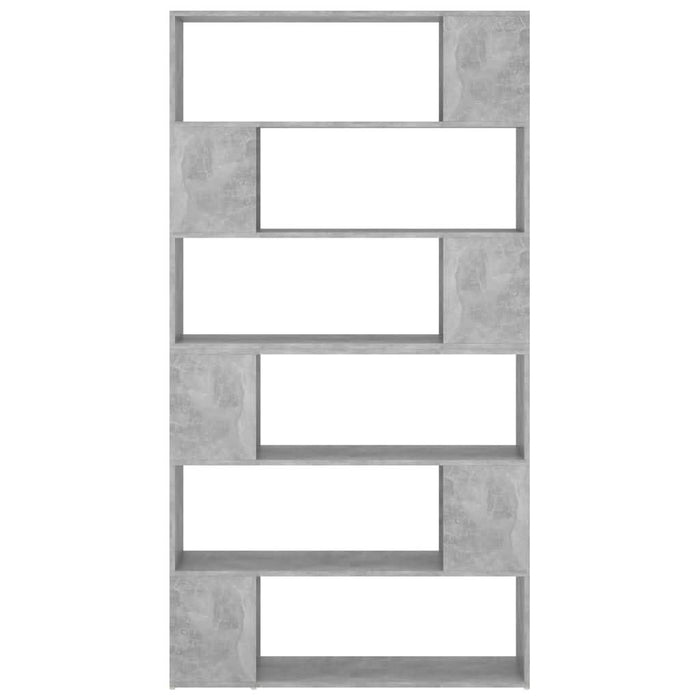 Bibliotecă/Separator cameră, gri beton, 100x24x188 cm - WALTI WALTI
