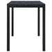 Set mobilier de grădină, 3 piese, negru, WPC și oțel - WALTI WALTI