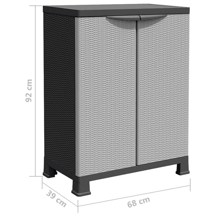 Dulap, 68x39x92 cm, design de ratan - WALTI WALTI