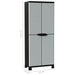Dulap, 68x39x171,5 cm, design de ratan - WALTI WALTI