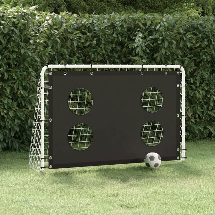 Poartă de fotbal cu plasă de antrenament, 184x61x122 cm, oțel - WALTI WALTI