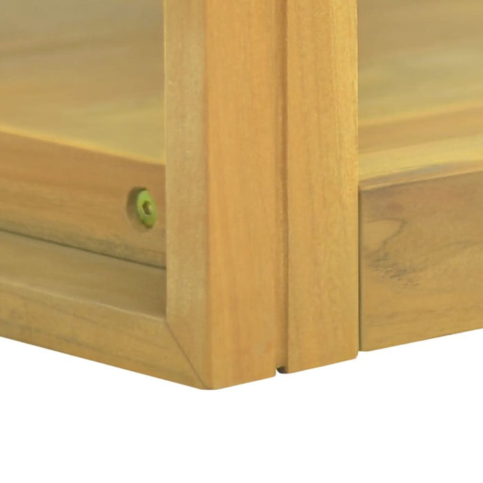 Dulap de baie suspendat, 90x45x35 cm, lemn masiv de tec - WALTI WALTI