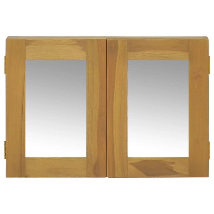 Dulap cu oglindă, 60x10x40 cm, lemn masiv de tec - WALTI WALTI