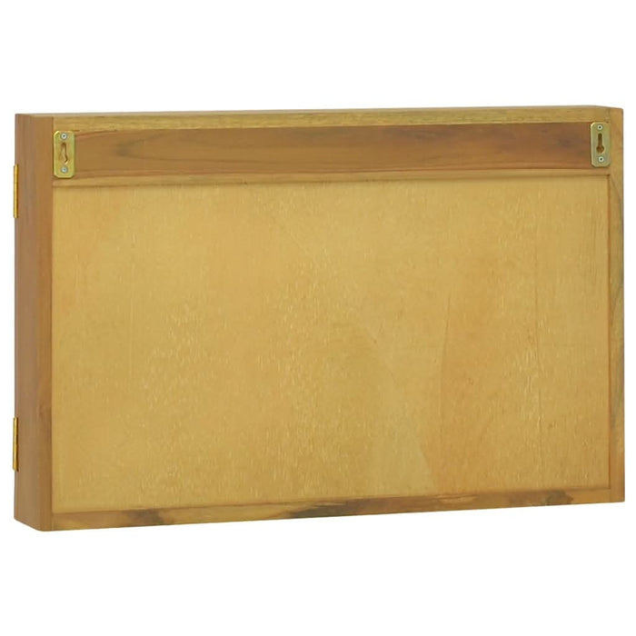 Dulap cu oglindă, 60x10x40 cm, lemn masiv de tec - WALTI WALTI