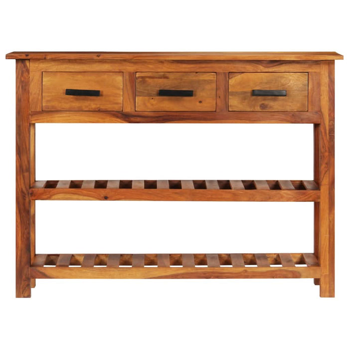 Servantă cu 3 sertare, 110 x 30 x 80 cm, lemn masiv de acacia - WALTI WALTI