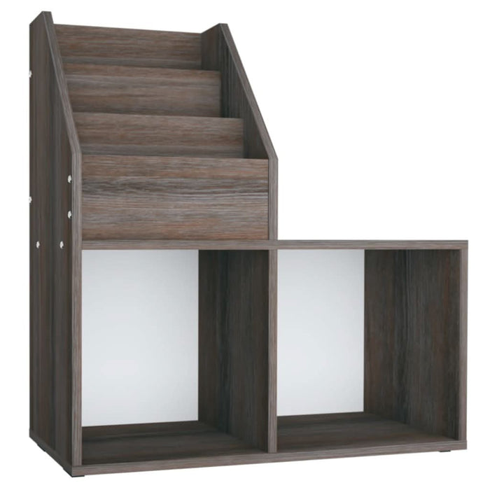 Raft reviste copii gri/sonoma 71x30x78,5 cm lemn prelucrat - WALTI WALTI