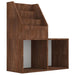 Raft reviste copii, stejar maro, 71x30x78,5cm, lemn prelucrat - WALTI WALTI
