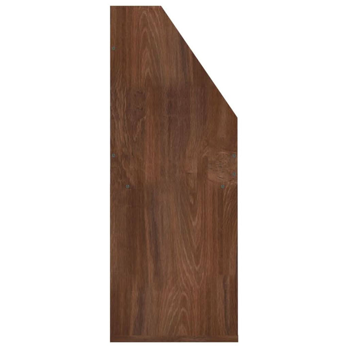 Raft reviste copii, stejar maro, 71x30x78,5cm, lemn prelucrat - WALTI WALTI