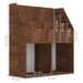 Raft reviste copii, stejar maro, 71x30x78,5cm, lemn prelucrat - WALTI WALTI