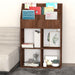 Raft reviste copii, stejar maro, 71x30x114 cm, lemn prelucrat - WALTI WALTI