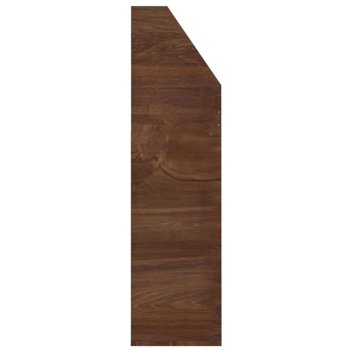 Raft reviste copii, stejar maro, 71x30x114 cm, lemn prelucrat - WALTI WALTI