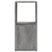 Dulap rotativ, gri beton, 34,5x34,5x75,5 cm, lemn prelucrat - WALTI WALTI