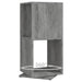 Dulap rotativ, gri beton, 34,5x34,5x75,5 cm, lemn prelucrat - WALTI WALTI
