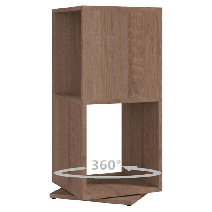 Dulap rotativ, stejar sonoma, 34,5x34,5x75,5cm, lemn prelucrat - WALTI WALTI