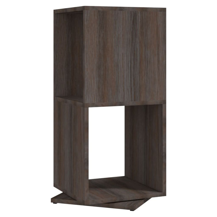 Dulap rotativ, gri și stejar sonoma, 34,5x34,5x75,5 cm, PAL - WALTI WALTI