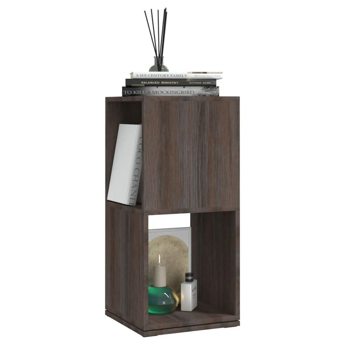Dulap rotativ, gri și stejar sonoma, 34,5x34,5x75,5 cm, PAL - WALTI WALTI