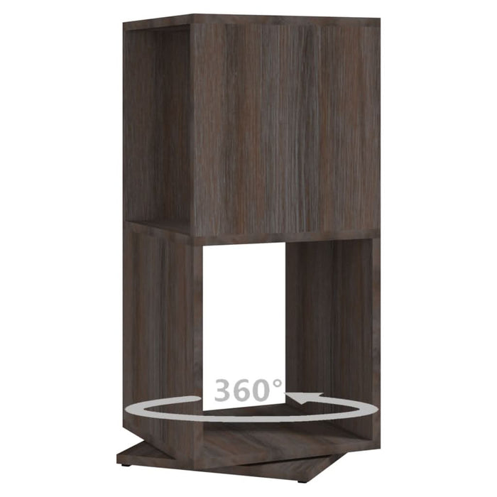 Dulap rotativ, gri și stejar sonoma, 34,5x34,5x75,5 cm, PAL - WALTI WALTI