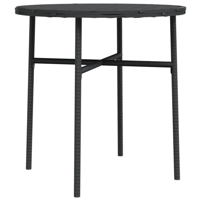 Măsuță de ceai, negru, 45 cm, poliratan - WALTI WALTI