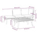 Set mobilier de grădină cu perne, 4 piese, lemn masiv de acacia - WALTI WALTI