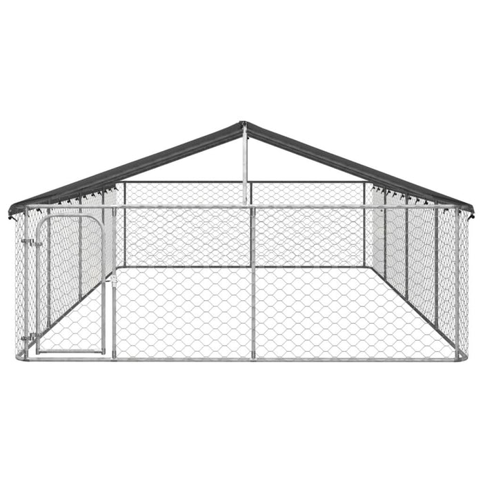 Padoc pentru câini de exterior, cu acoperiș, 600x300x150 cm - WALTI WALTI