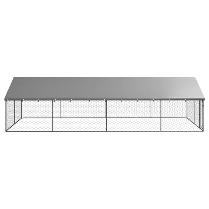 Padoc pentru câini de exterior, cu acoperiș, 600x300x150 cm - WALTI WALTI